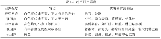 超声回声